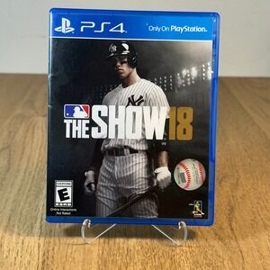 Sony MLB The Show 18 PS4 Case and Art Only Blue Fair No Game Aaron Judge Yankees